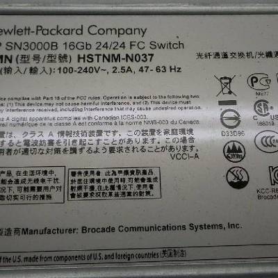 QW938A QW938B 684429-001 SN3000B 24/24 HPE˽