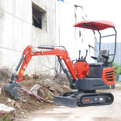 房屋搭建微型钩机12小型挖掘机农田耕地深翻施肥小挖机