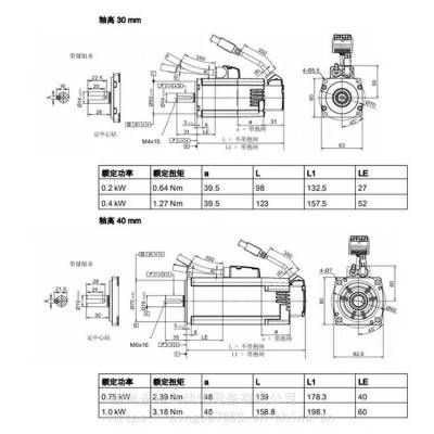 1FL6024-2AF21-1MA1 增量编码器 0.1 kW 带键槽不带抱闸