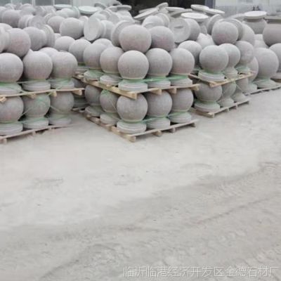 天津大理石挡车柱价格，圆形挡车柱厂家