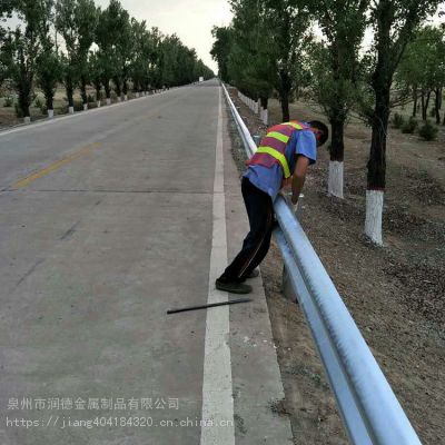 公路波形护栏高速双波形护栏 防撞道路两波护栏热镀锌波形护栏板