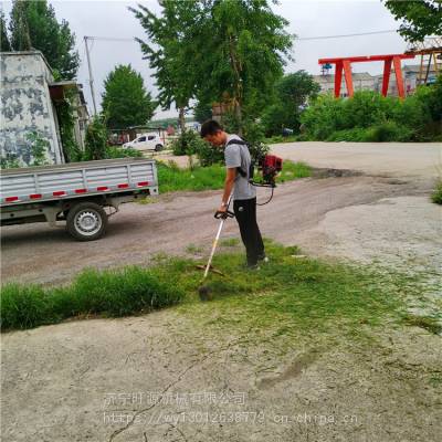 背负式汽油除草机 多功能割草机 四冲程开沟旋耕机