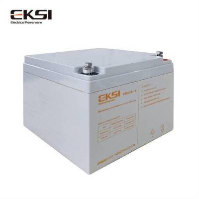 EKSI爱克赛蓄电池12V24AH EK24-12太阳能发电 光伏系统