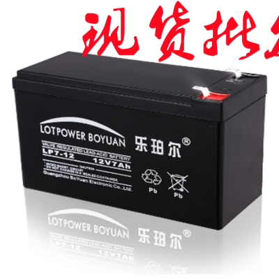 LOTPOWER乐珀尔蓄电池6-GFM-7AH12AH17AH24AH38AH65AH100AH12