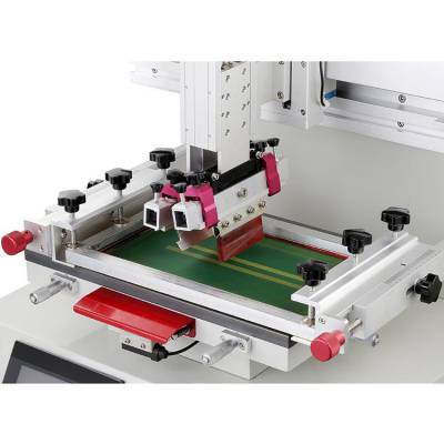 明投 全自动曲面丝印机 操作面板采用灵敏触制 使用方便