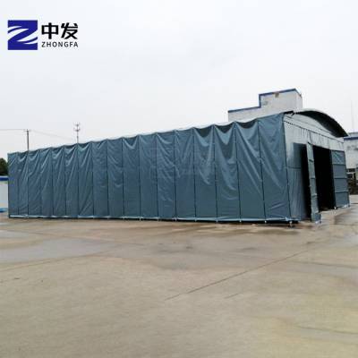 防雨遮阳雨蓬 电动推拉收缩雨棚 防疫小帐篷 加粗加厚材质