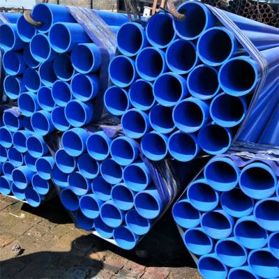 红色消防管网 外pe内ep 碳钢直缝管6米一支DN25内外涂塑钢管