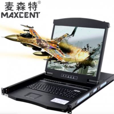 麦森特（MAXCENT） KVM切换器8口USB机架式19英寸LCD液晶AD-5908