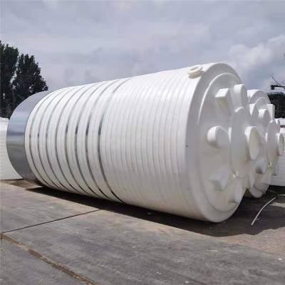 山东济南 50吨塑料水桶 50立方PE水罐 50T塑料水塔 立式圆形罐体一体成型