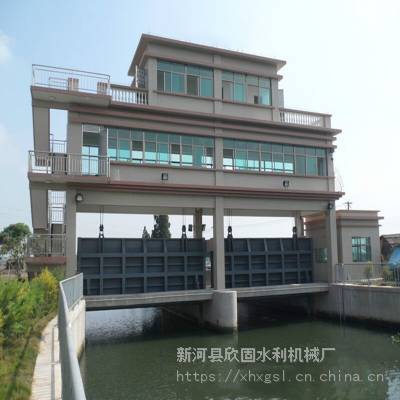 平板钢闸门 渠道水库防水铸铁闸门 水利防汛闸门　平面闸门 欣固