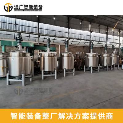 通广智能 全套PLC自动/半自动化工涂料流水线设备厂家 可定制规模