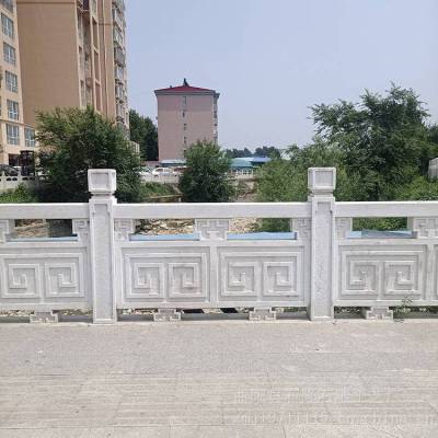 桥梁两侧石雕栏杆供应-市政桥梁石栏杆雕刻安装