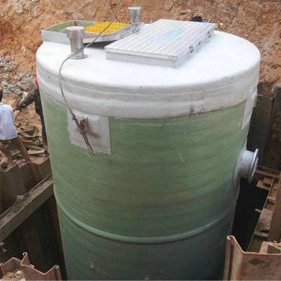 一体化污水泵站预制泵站雨水玻璃钢泵站
