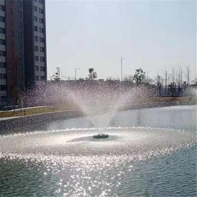 RPQ-1.5水景美观喷泉曝气机 荷花塘喷泉泵 水花直径