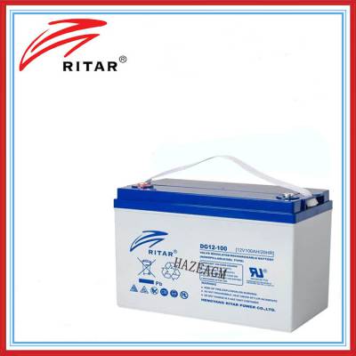 RITAR瑞达蓄电池DG12-100 12V100AH 深循环GEL技术 高倍率 长寿命