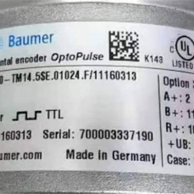 Baumer堡盟 光电传感器11071906 Erdungsband für HOG86编码器