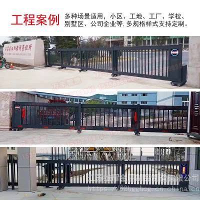 推荐品牌无轨电动悬浮平移门悬航门悬空门工厂大门学校大门定制企业大门高端大气