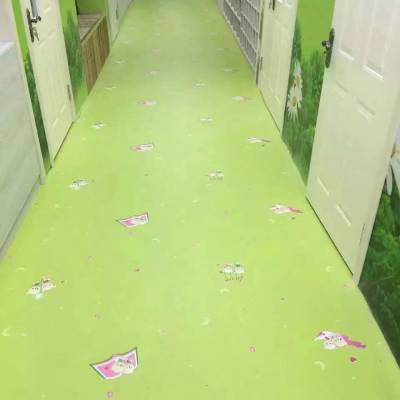 PVC塑胶地板 地胶板早教幼儿园儿童房 商场商用工装