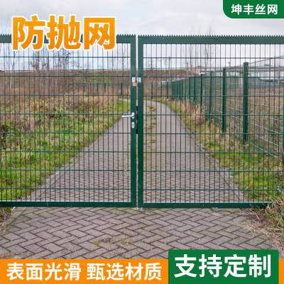 天桥草绿色菱形防抛网 道路两侧框架护栏网 可定制