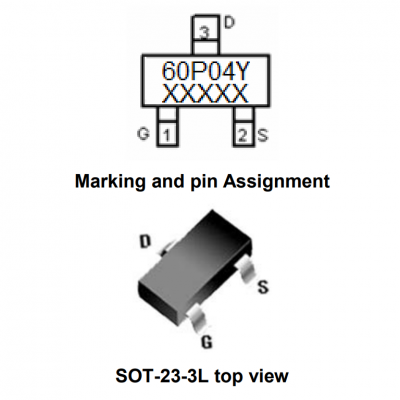 NCE60P04Y SOT-23-3L ½NCE Pǿ͹MOSFET