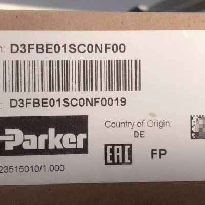 D3FBE01SC0NF00美国派克PARKER直动比例换向阀