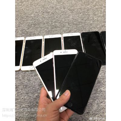 深圳二手手机货源，靓机iPhone7plus有锁32G白金黑粉