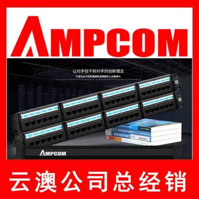 盐城安普康AMPCOM 网络级 24口超五类非屏蔽网络配线架