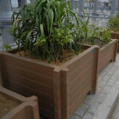 钢筋混凝土仿木花箱 水泥仿木纹花箱 预制花桶 成品花盆花坛花池子