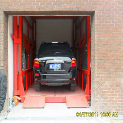 晋江市 南阳市启运电动卷帘门升降机 液压载货电梯价格 立体车库***