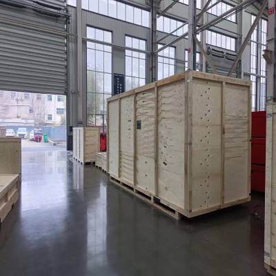 青岛能做大型、重型设备出口打包工厂 出口木质包装箱 上门打包