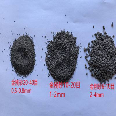 广西金刚砂厂家 工业级高硬度耐磨除锈金刚砂 高效喷砂除锈