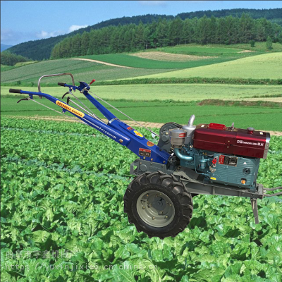 22马力手扶拖拉机柴油款手扶式挠地机家用多用途翻地机