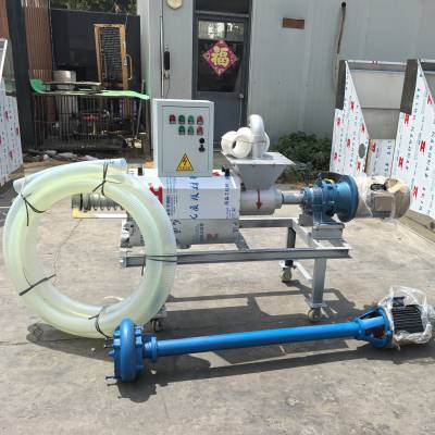 猪粪挤干机 螺旋干湿分离机 养殖场粪便处理机