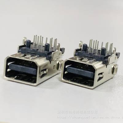 DispalyPort 20PMINIDP20PĽŲDIP+SMT ϸ߶3.8
