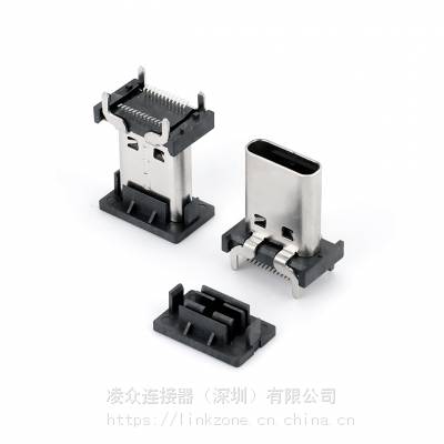 USB 3.1 TYPE-C 24PINĸ 180ʽƬSMT H=12.0