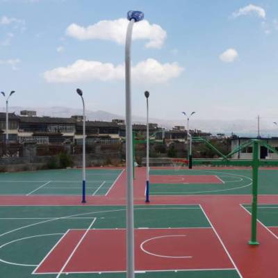 广州市黄浦区半预制型硅pu 运动场地翻新塑胶球场材料施工