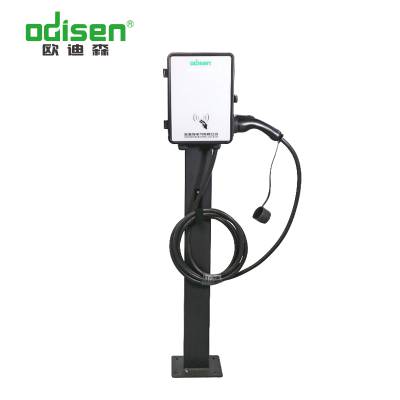 欧迪森汽车充电桩7kW/220V钣金款国标新能源适配/国网电科院认证