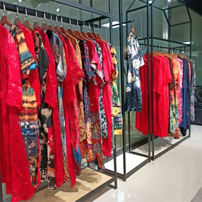 深圳原创设计师品牌【特瑞雅】 ***真丝连衣裙 品牌折扣女装抖音直播