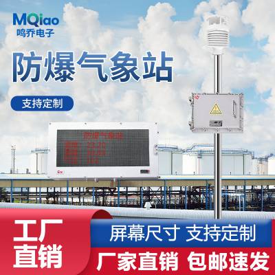 防爆气象站 MQ-QXFB鸣乔科技 罐区气象站 防爆型气象站