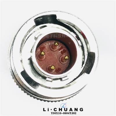 4芯整套接插件 Y50X10-0804TJ02 Y50X10-0804Z30K 圆形连接器 骊创