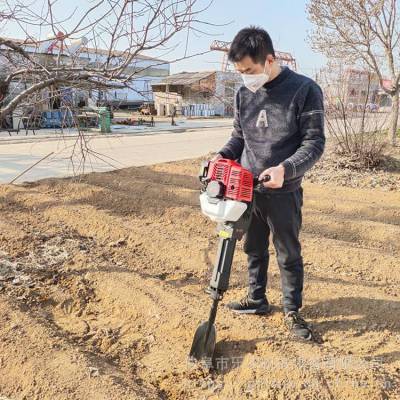 铲式苗木移植机 带土球山林种树移栽机 单人便携式挖树机