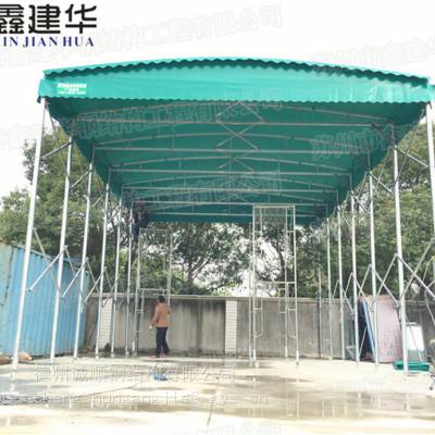 户外帐篷铝合金杆电动雨蓬制造商电话电动仓库棚户外临时棚