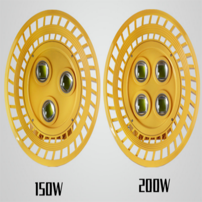 芯鹏达200W圆形黄色天棚灯加油站收费站防爆投光灯XPD-FB04