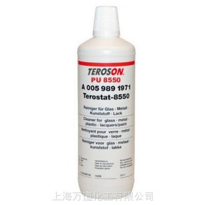 汉高 TEROSON PU 8550 适用于玻璃、涂漆金属和陶瓷涂层表面。透明清洁剂
