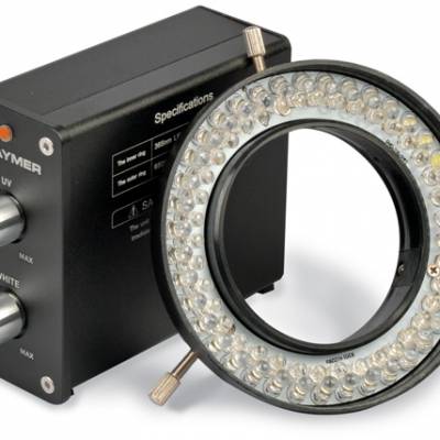 日本wraymer紫外线和日光色两种光源的显微镜用LED环形灯UVW365