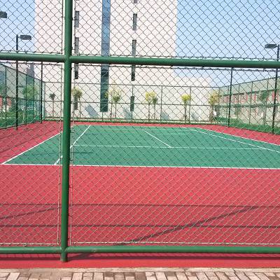 河北张家口户外球场地面翻新硅PU运动网球场改造