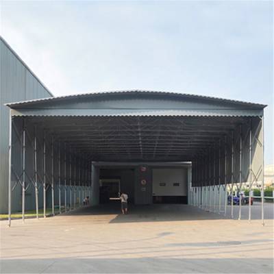 楼顶电动雨棚 推拉伸缩棚 不招雷电 管城区