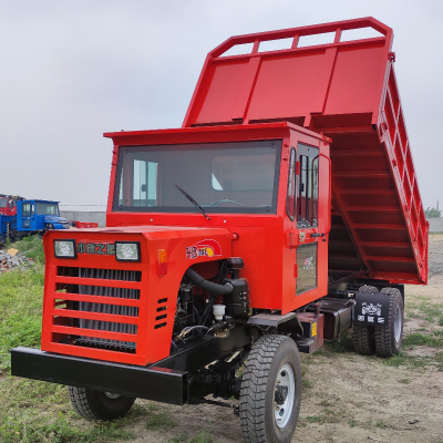 松龙重工 矿用柴油液压自卸拉土双顶四驱农用车 自卸货车