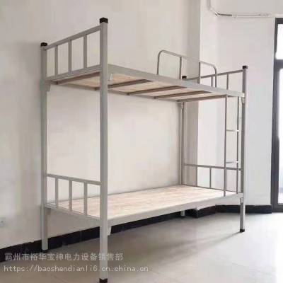 铁架子钢木床加厚单层床上下铺双层钢木床大学宿舍床型材床