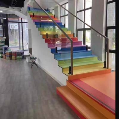 楼梯踏步垫止滑板幼儿园彩色防滑整体台阶地胶板防水防火易清洁
